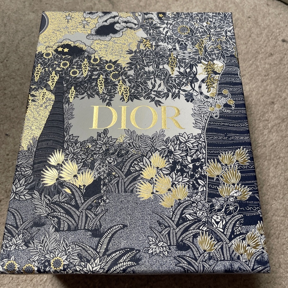 Dior Gold and Blue Patterned Box